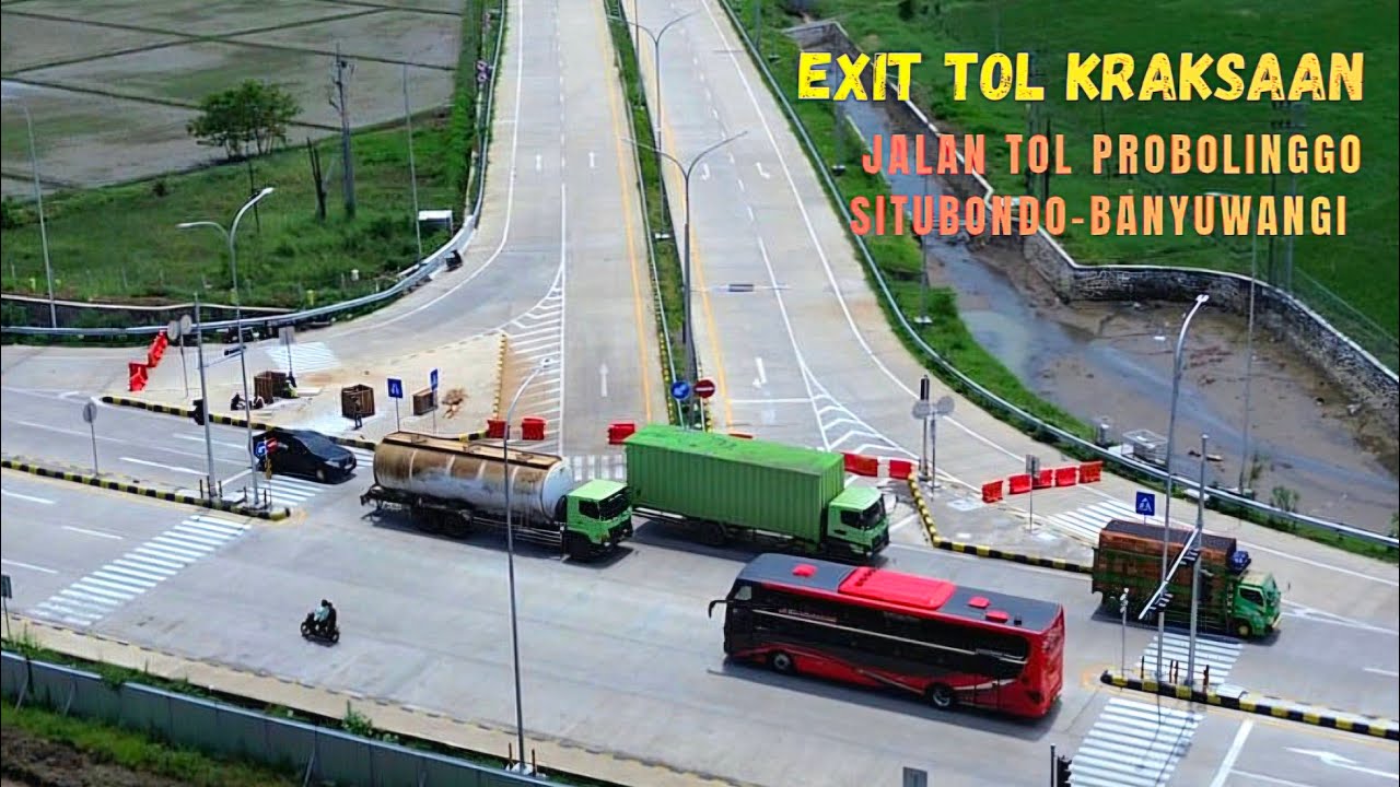 EXIT TOL KRAKSAAN TERKINI | GT Kraksaan Pakai Turbin Angin & panel Surya untuk menghasilkan listrik
