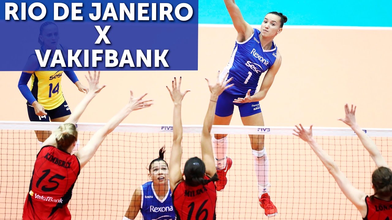 REXONA-SESC X VAKIFBANK ISTANBUL Mundia de Clubes de Vôlei Feminino (Fase de Grupo)