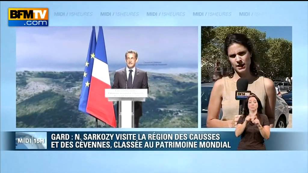 Visite de Sarkozy dans les Causses et C&eacute;vennes