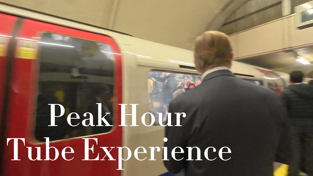 4K First-Person London Morning Commute | Peak Hour Tube Experience