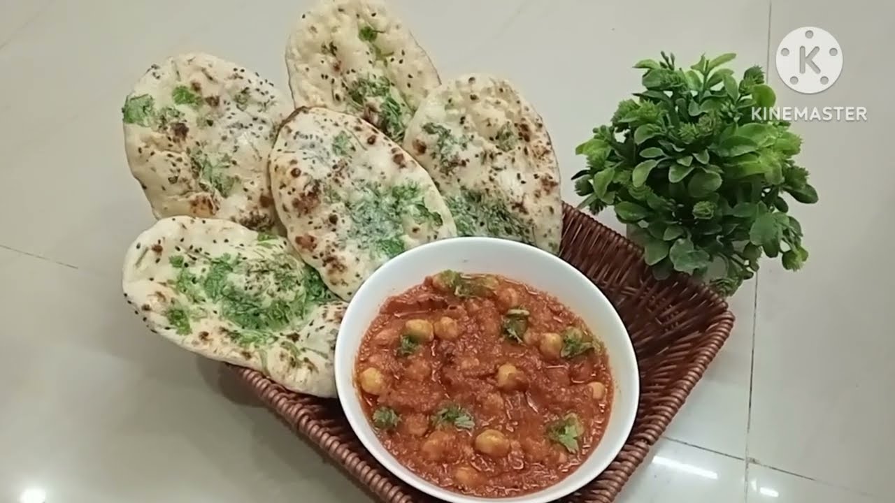 Homemade Tandoori kulcha and chole |Chole kulcha kaisey banaen #tandoori #Noor Ammi ke easy recipes