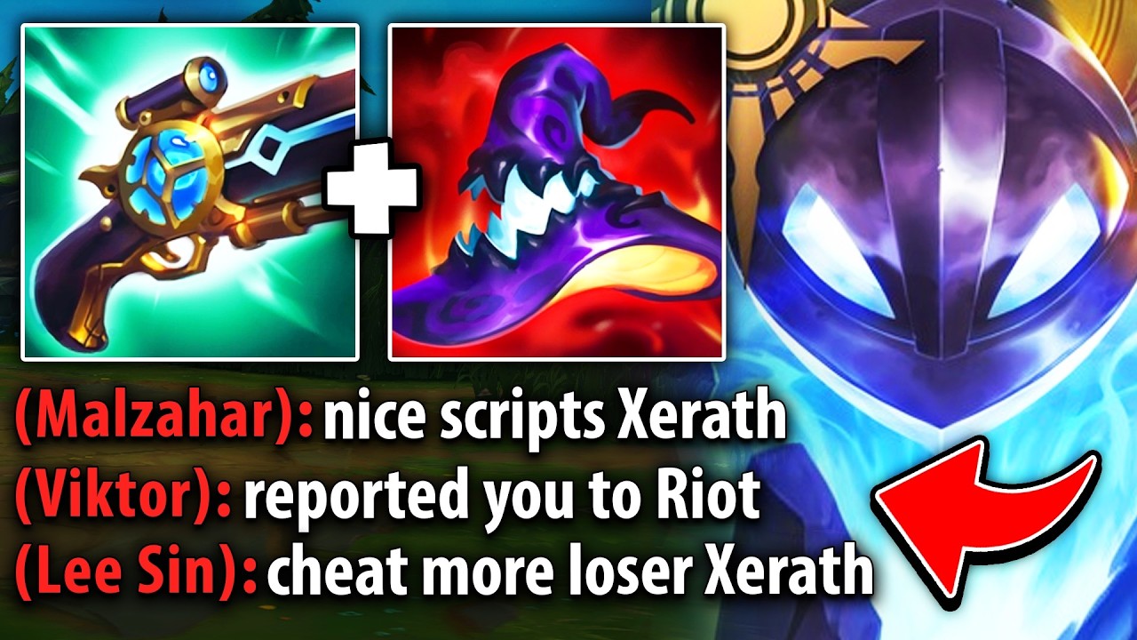 I made the ENTIRE enemy team report me for scripting... (THEY WERE ALL SO MAD)