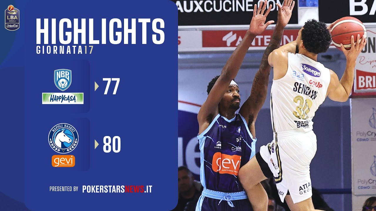 Happy Casa Brindisi – Generazione Vincente Napoli Basket | Serie A UnipolSai 2023/24