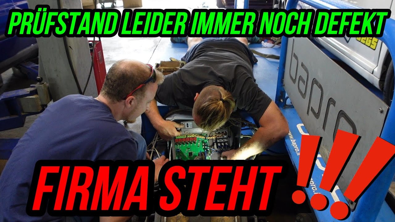 Turbo-Gockel - FEHLERSUCHE AM LEISTUNGSPRÜFSTAND !PRÜFSTAND IMMER NOCH DEFEKT , FIRMA STEHT !