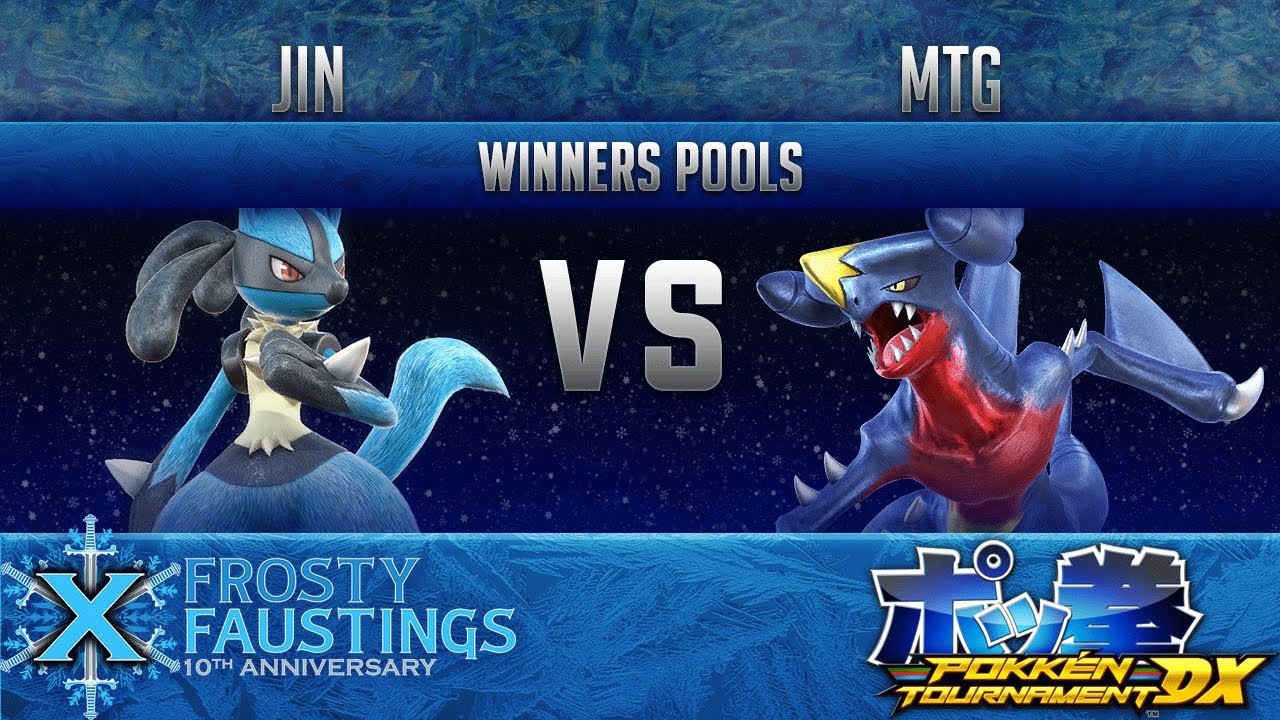 FFX - POKKEN DX WINNERS POOLS - Jin (Lucario) vs MTG (Garchomp)
