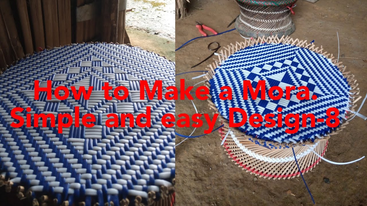 How to make a Mora Design-8#Weaving#bamboostool