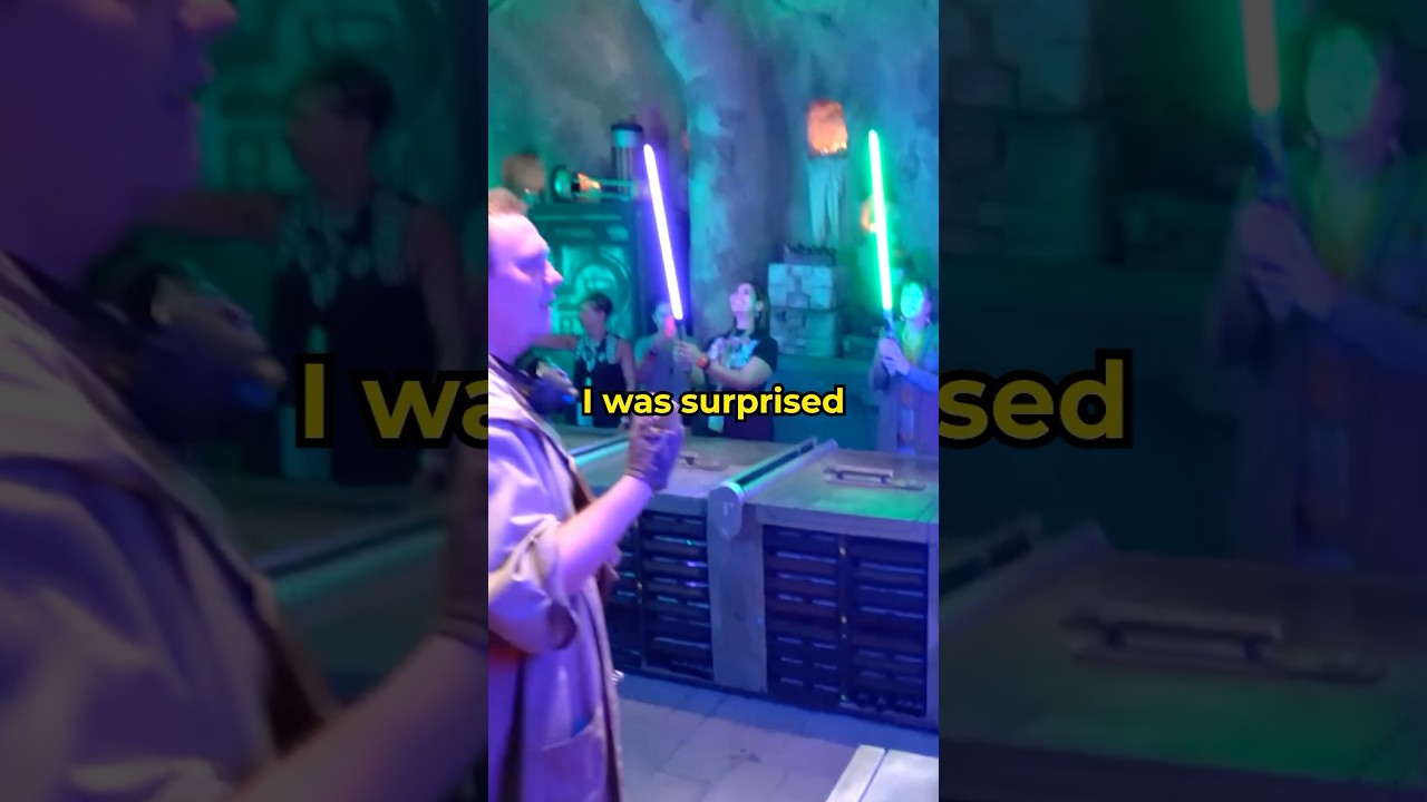 Building A Lightsaber at Savi&rsquo;s Workshop in Galaxy&rsquo;s Edge! #starwars #disneyparks #galaxysedge
