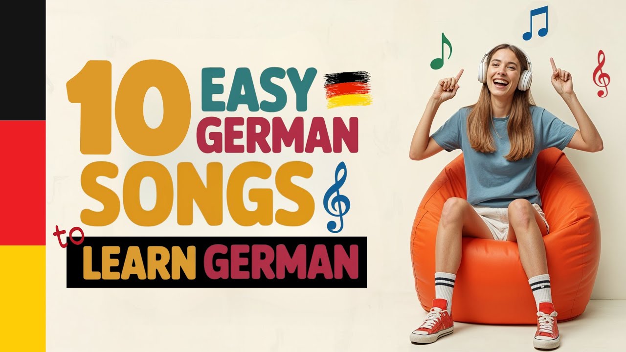 Learn German with Songs! | 10 Easy German Songs for Beginners (A1-B1) with English Lyrics