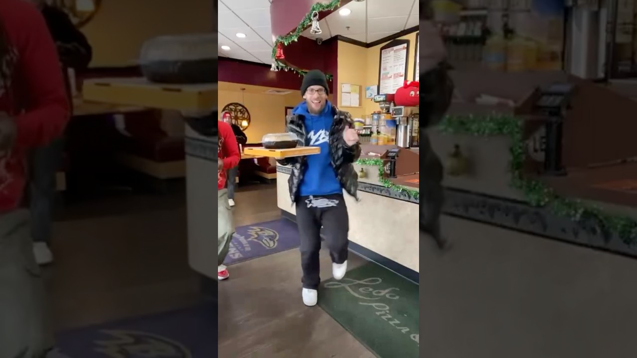 Lunch Time Anyone ? 🔥🍕 #LedoPizza #TFR #Pizza #Dance