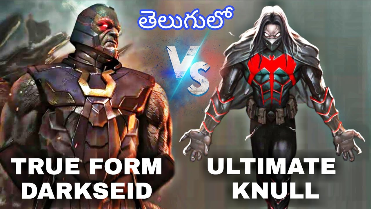KNULL VS DARKSEID EXPLAINED IN TELUGU MARVEL VS DC mcuvsdc  marvelvsdc explainedintelugu mcu dc
