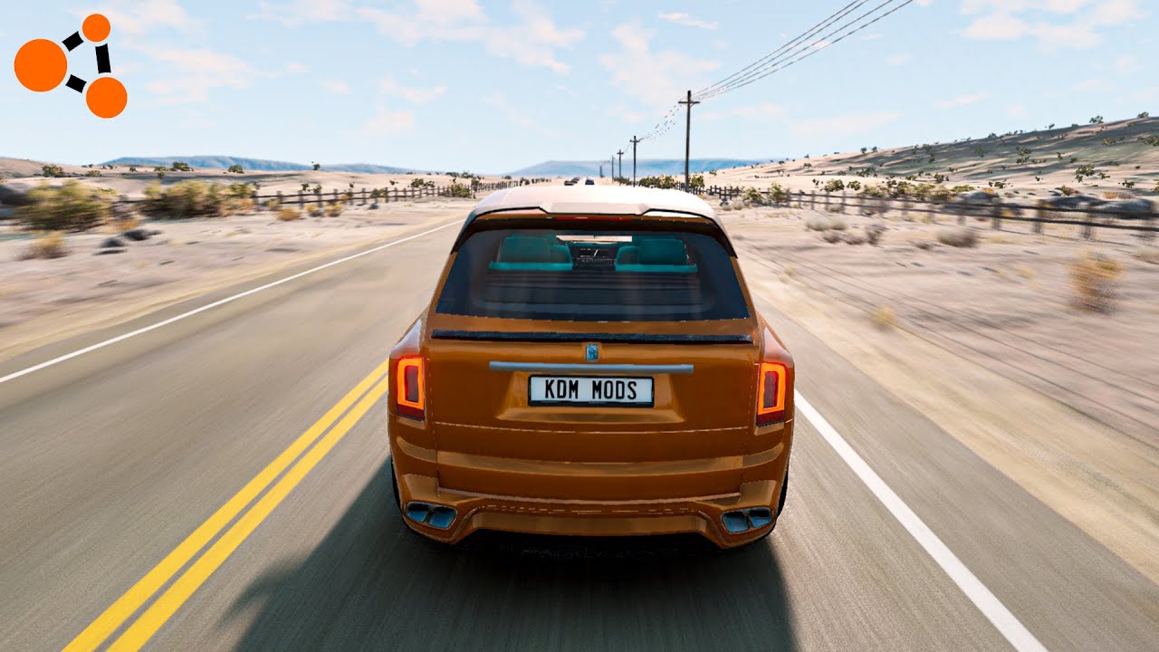 LOSS OF CONTROL and INSANE CRASHES on Rolls-Royce Cullinan - BeamNG.Drive