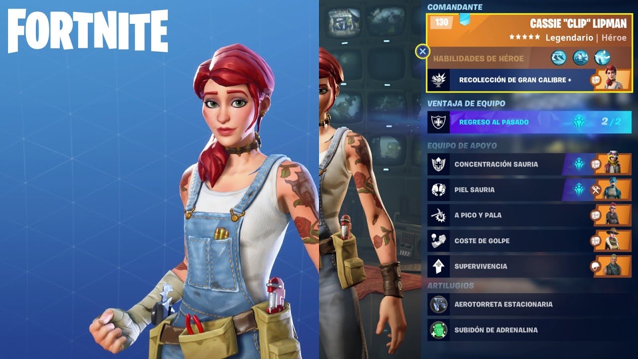 Ingredientes adicionales / Cassie ''clip'' Lipman | Fortnite: Salvar el Mundo #644