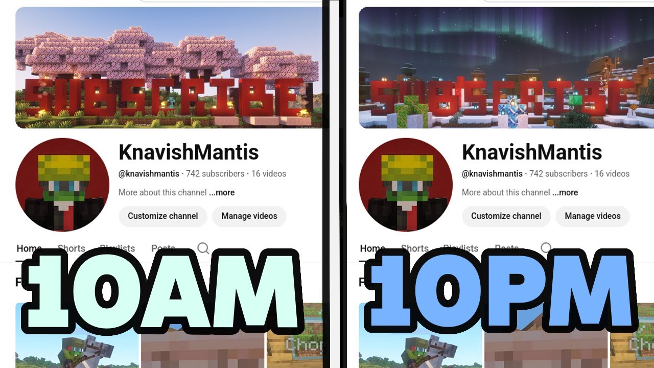 How to Make a Changing Youtube Banner