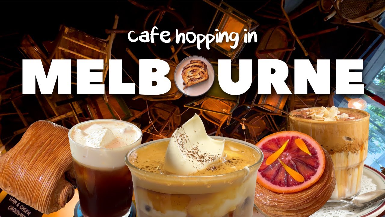 melbourne's BEST cafes 🇦🇺 | trendy coffee, cute pastries | cafe hopping vlog ☕️