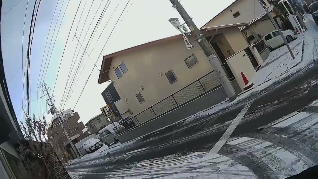 仙台市雪の日サイクリング