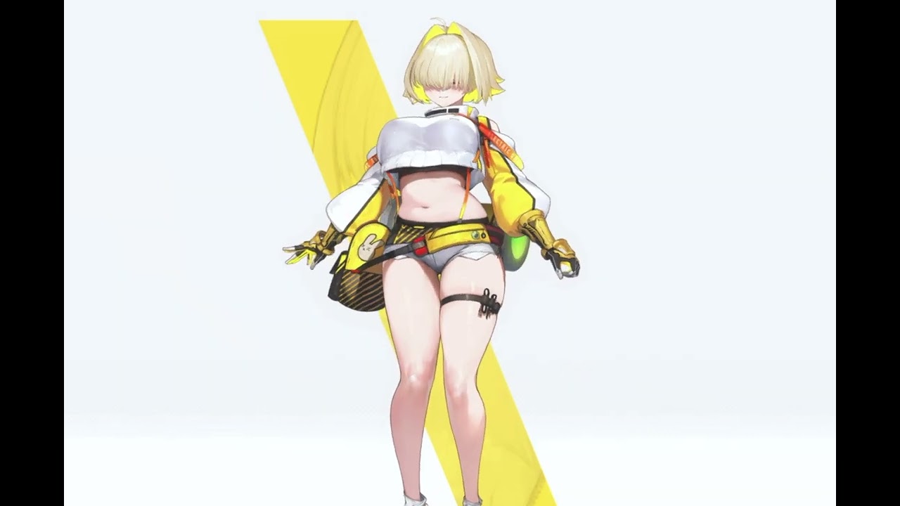 NIKKE 1分間クネクネしてるエレグさん