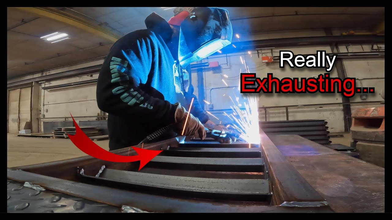Welding POV: We Built 150 Home Depot Trailer Ramps! | Production Work