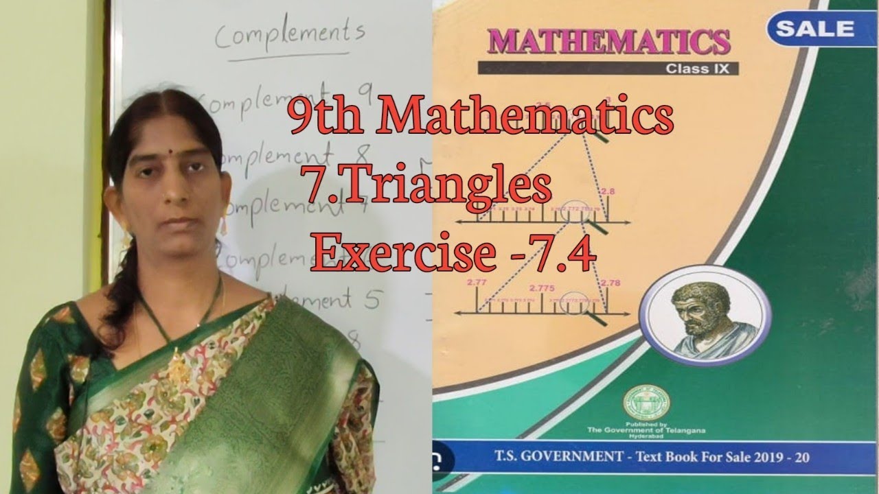 9th exercise.7.4/9thclass maths Triangles/9th math exercise 7.3/9thclass maths chapter.7, exercise.3