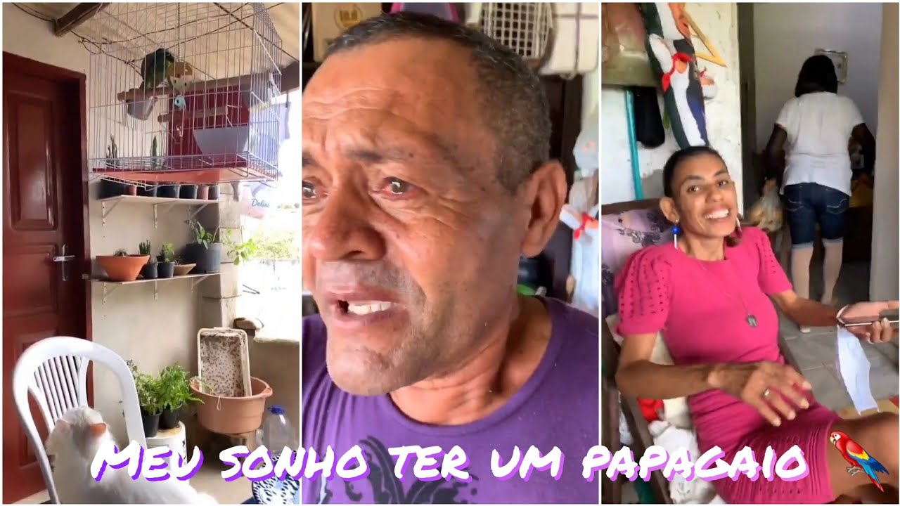 Carlinhos Maia dá um papagaio a Virgílio
