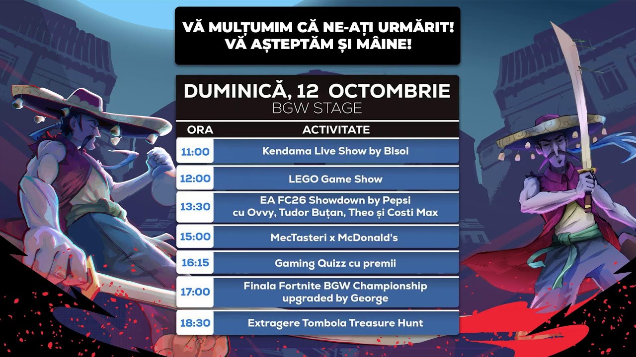 Bucharest Gaming Week 2025 - Ziua 1 - Main Stage