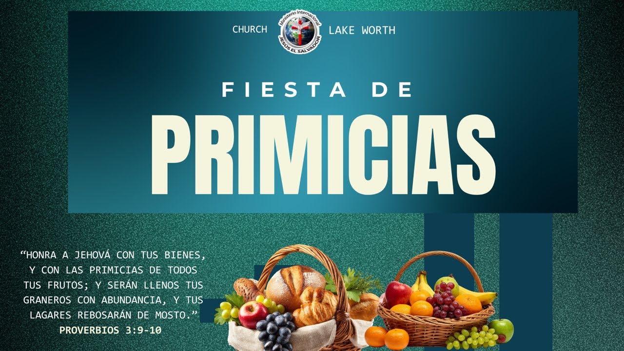 FIESTA DE PRIMICIAS | Pastor Walfren Paredes