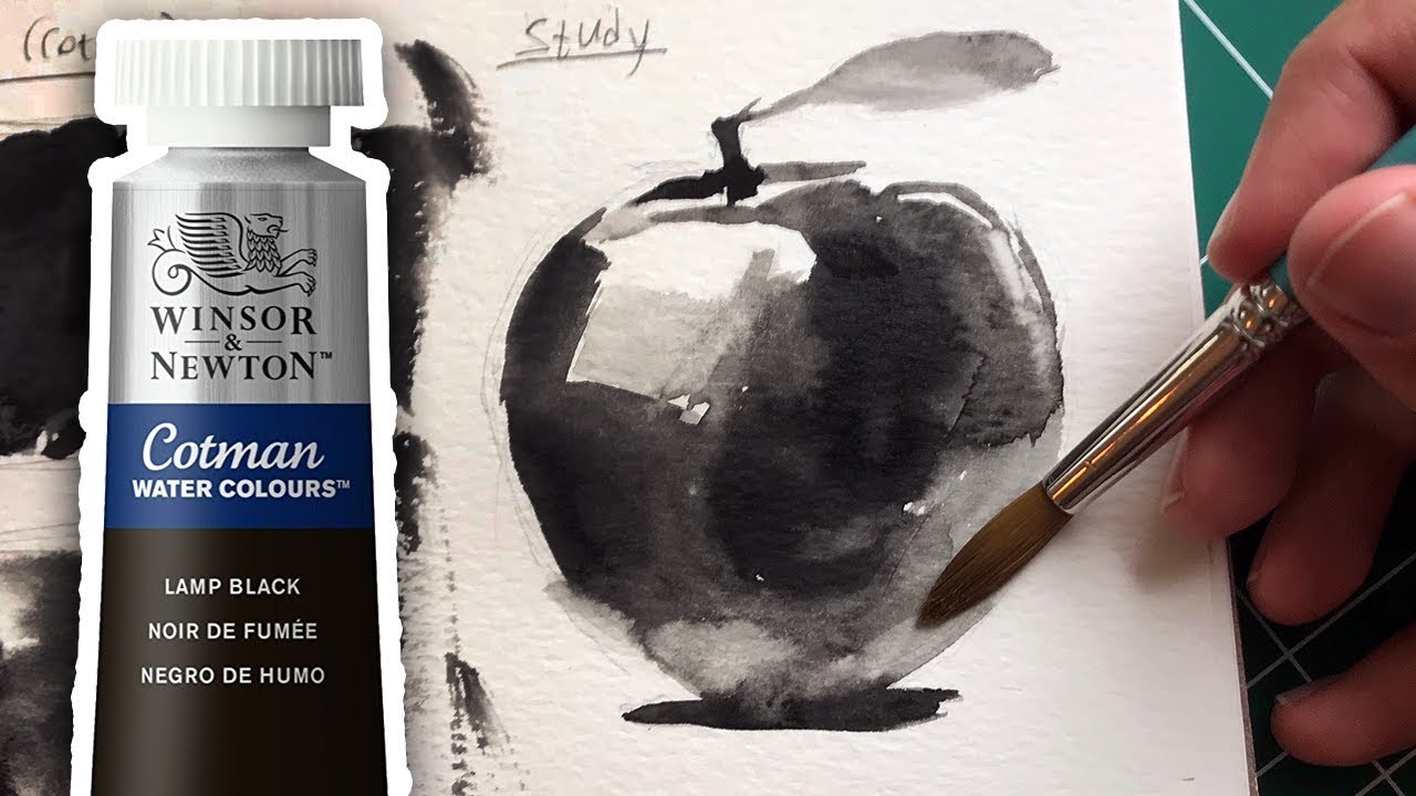 LAMP BLACK - W&N Cotman Watercolors | The Paint Show 45