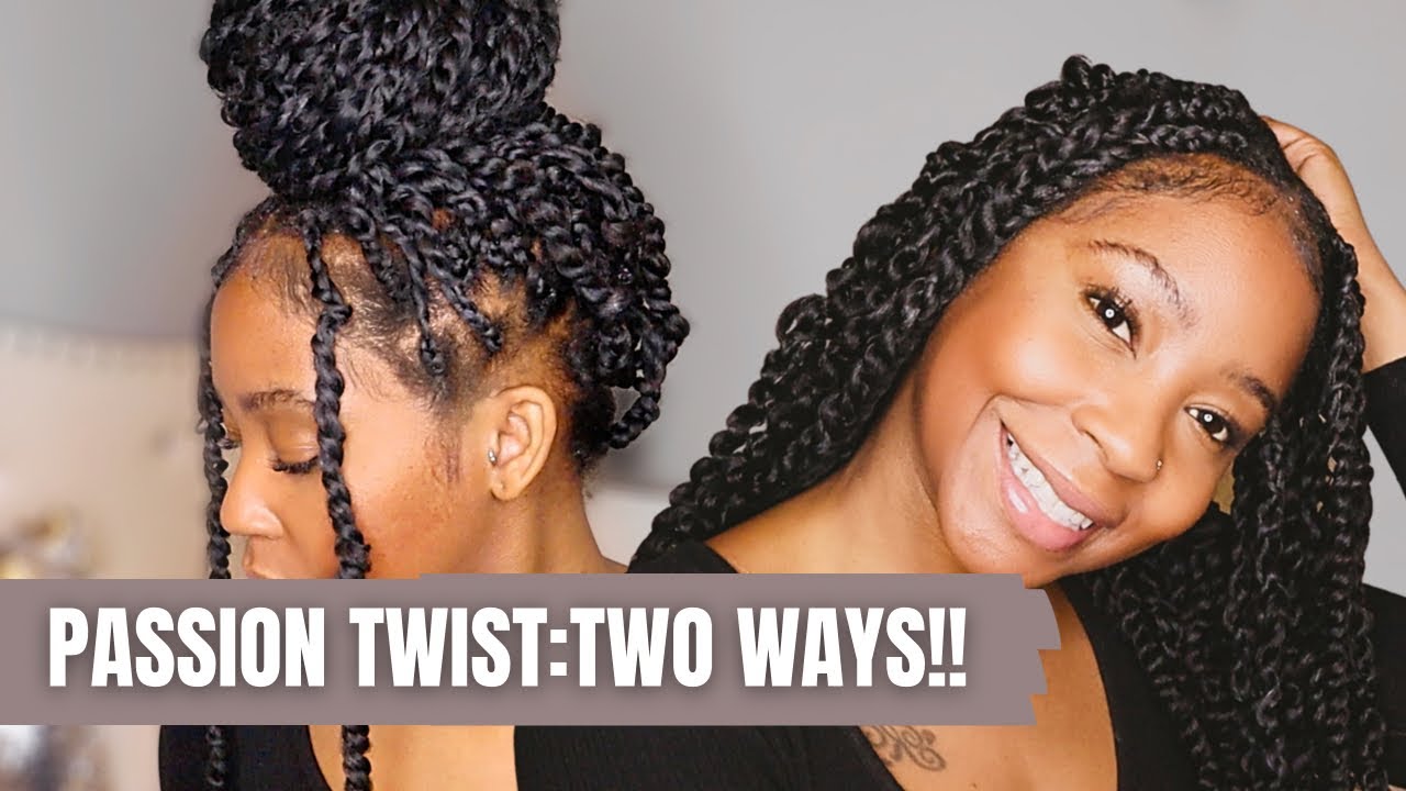 SUPER Easy Waist Length Passion Twist Tutorial | Two methods - BEGINNER FRIENDLY
