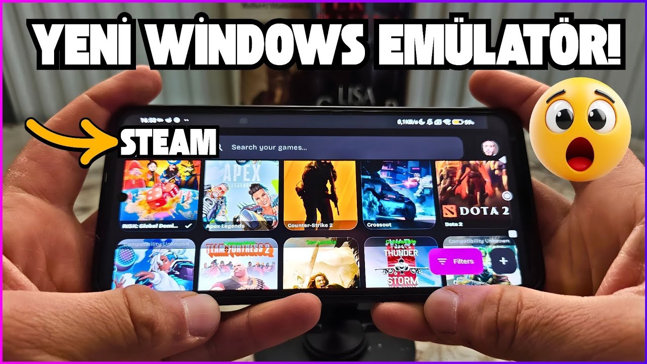 GameNative 0.6.2 çıktı - Steam oyunları kurulabiliyor.Yeni Windows emülatör 