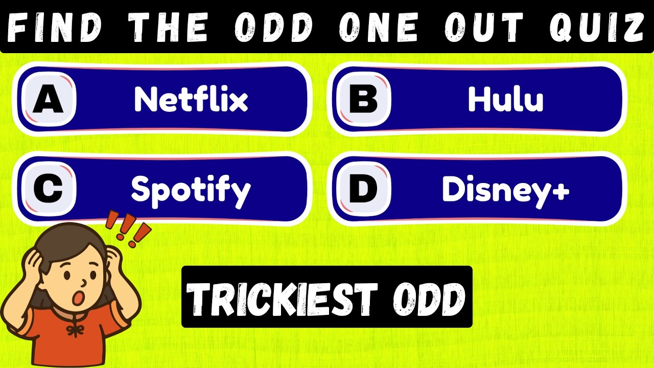 Only Americans With High IQ Can Pass This! 🧠 Trickiest Odd One Out Quiz Ever! 😎 Find The Odd One Out