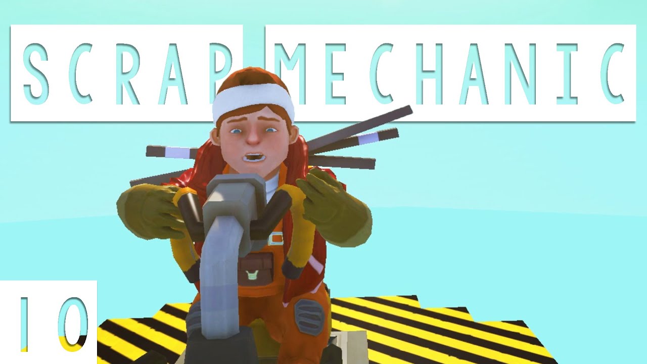 Scrap Mechanic Gameplay - #10 - Hovercraft Improvements and Rocketry! - Let's Play
