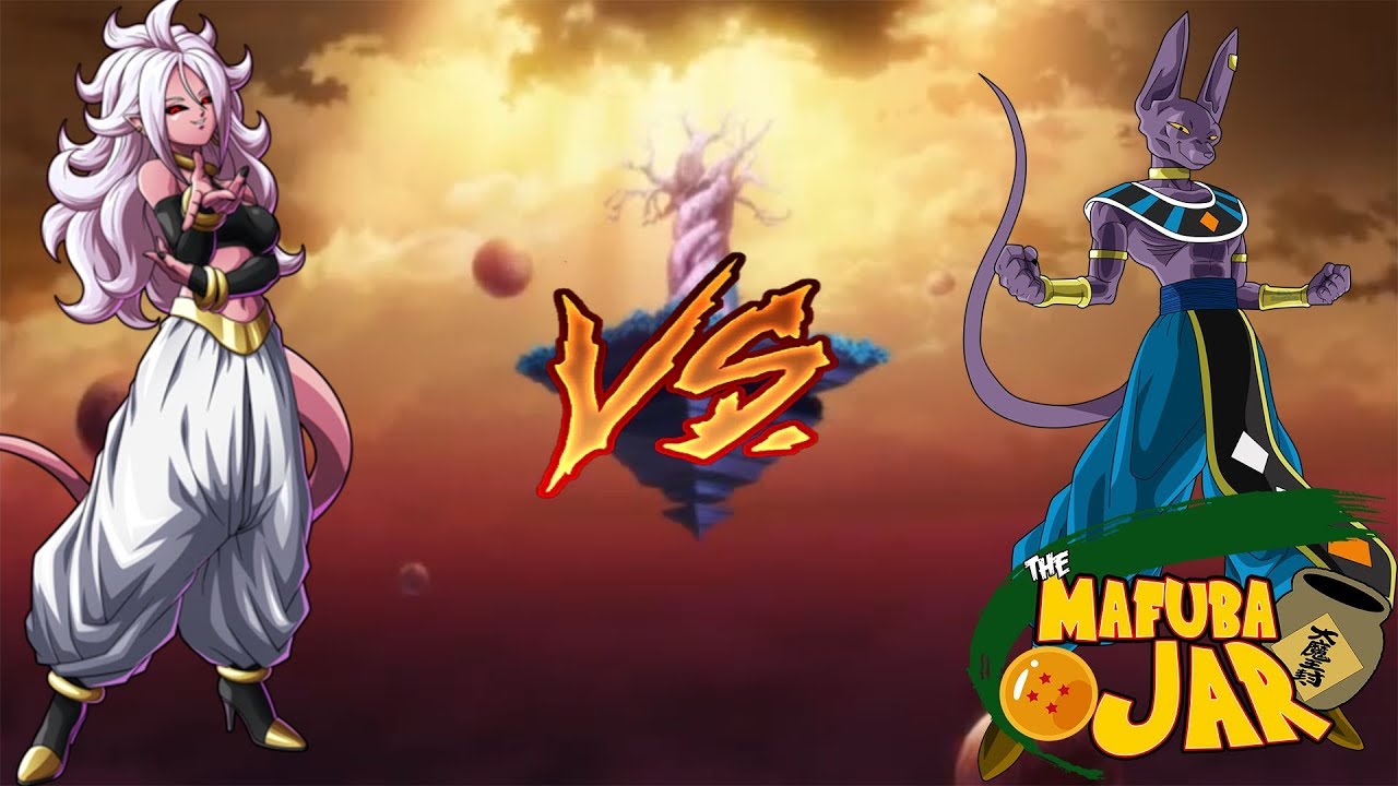 Beerus V.S Android 21 DBSCG