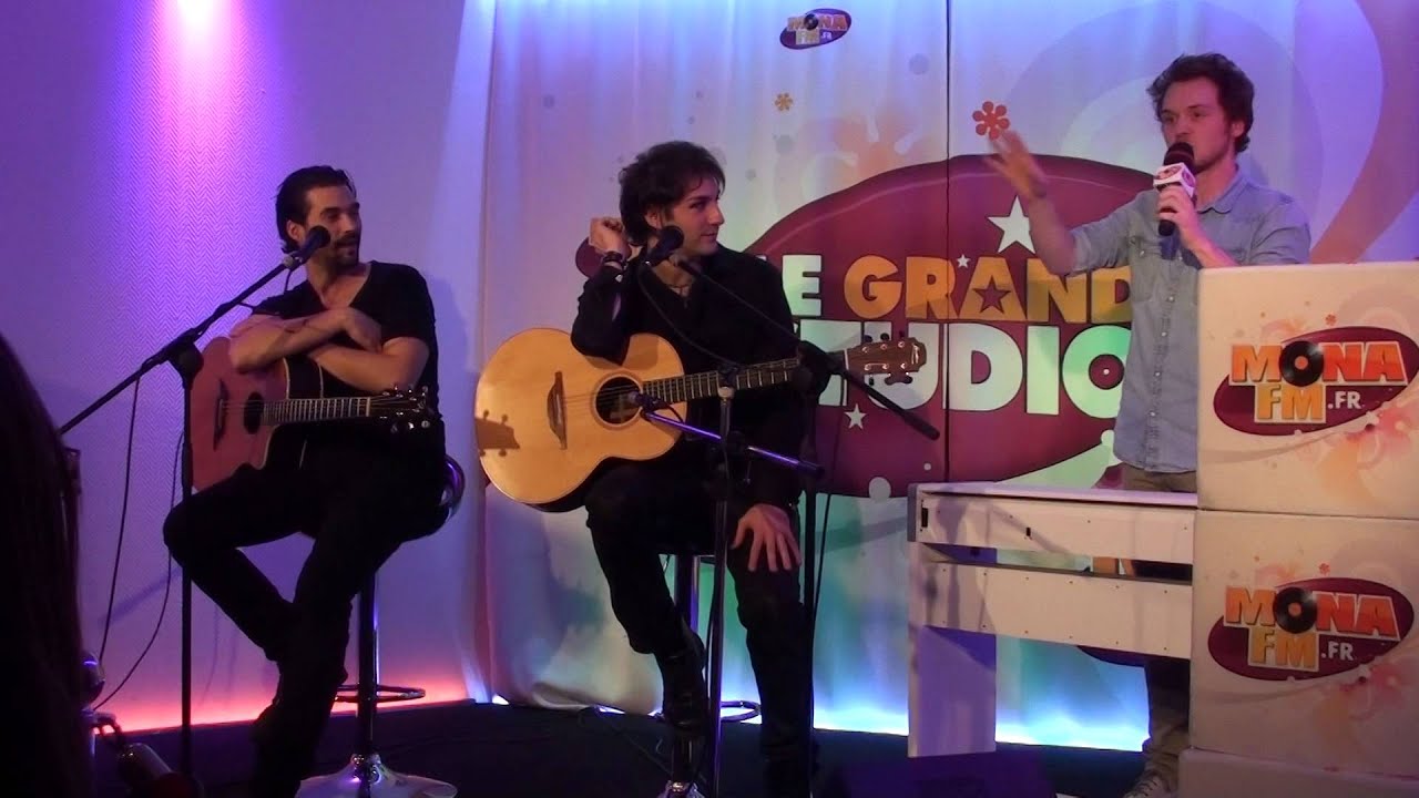 Mikelangelo Loconte et Florent Mothe , Grand studio Mona FM Lille 11/02/2014