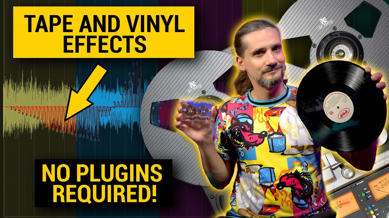 Create Vintage Tape & Vinyl Effects With NO Plugins | Cubase Secrets with Dom