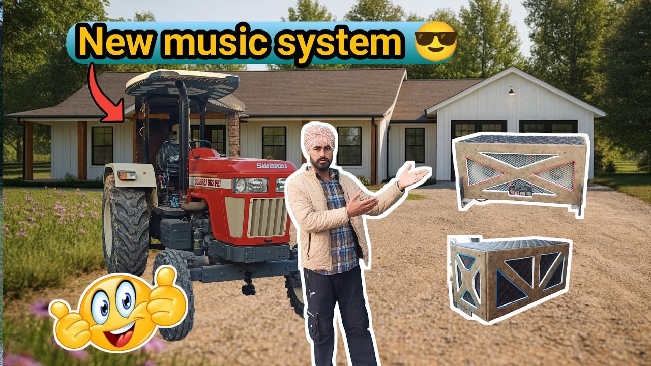 Swaraj 963 Tractor Music System @laddisandhu963 