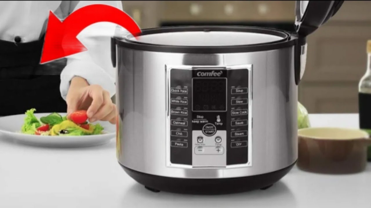 COMFEE Rice Cooker ,slow cooker , steamer stewpot  All in One{12 Digital Cooker program