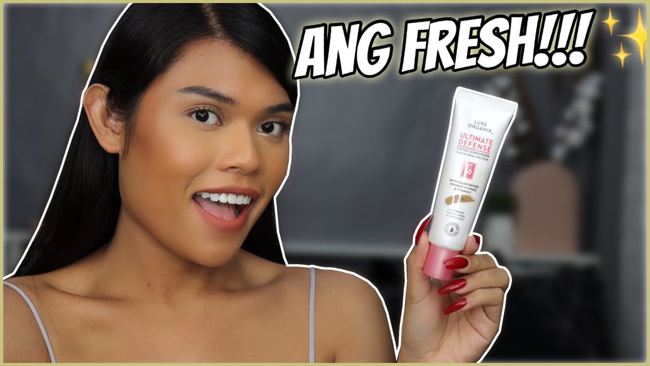 BEST AFFORDABLE TINTED SUNSCREEN EVER FOR MORENAS! NEW & IMPROVED LUXE ORGANIX TINTED SUNSCREEN!