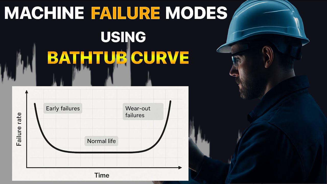 Machine Failures Explained with Bathtub Curve