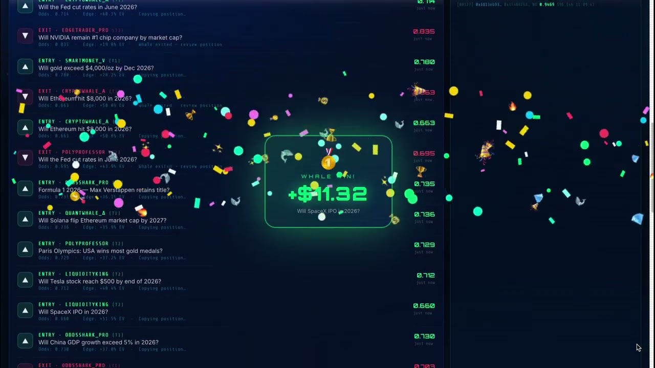 I Built an AI That Copies the Biggest Polymarket Whale Trades &mdash; Live Results