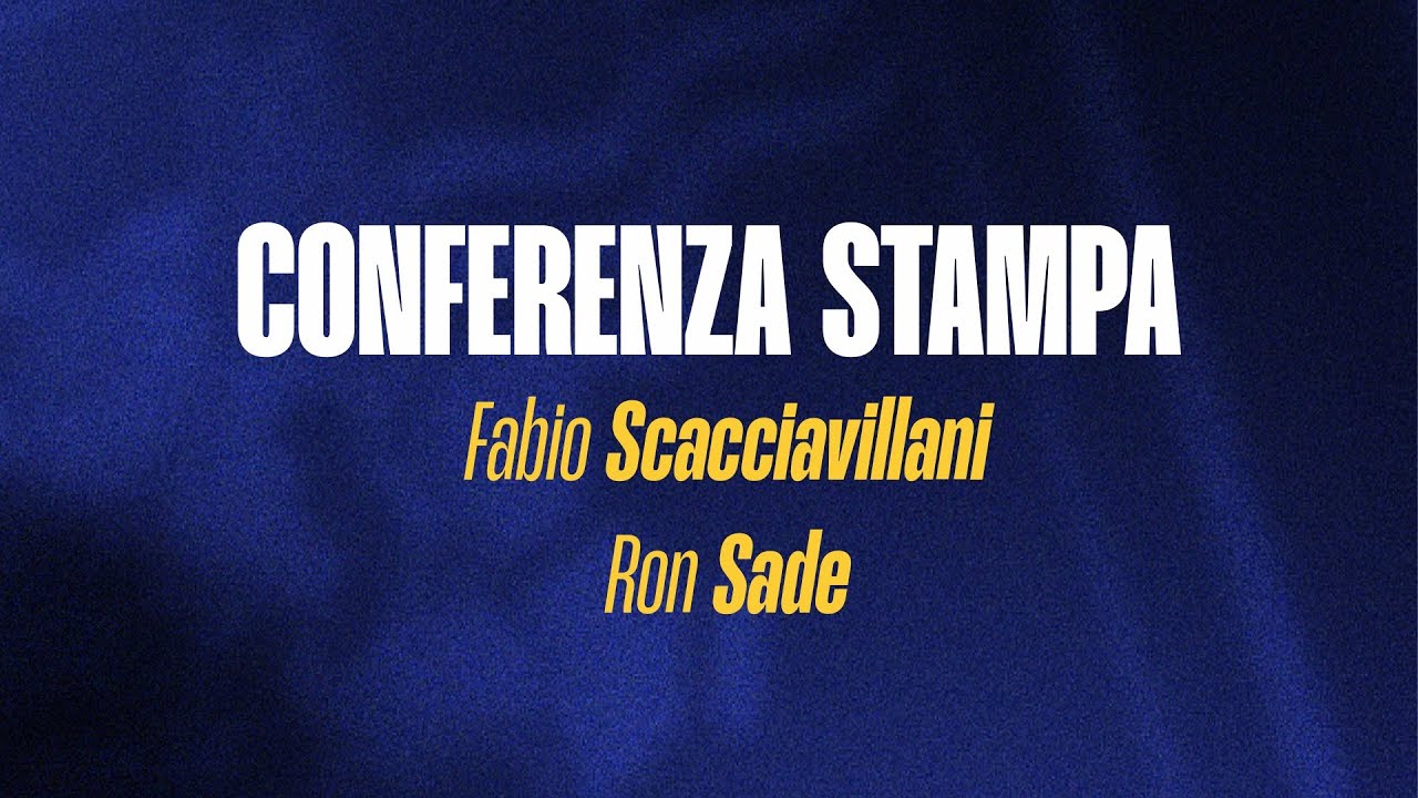 Conferenza Stampa | Fabio Scacciavillani | Ron Sade |