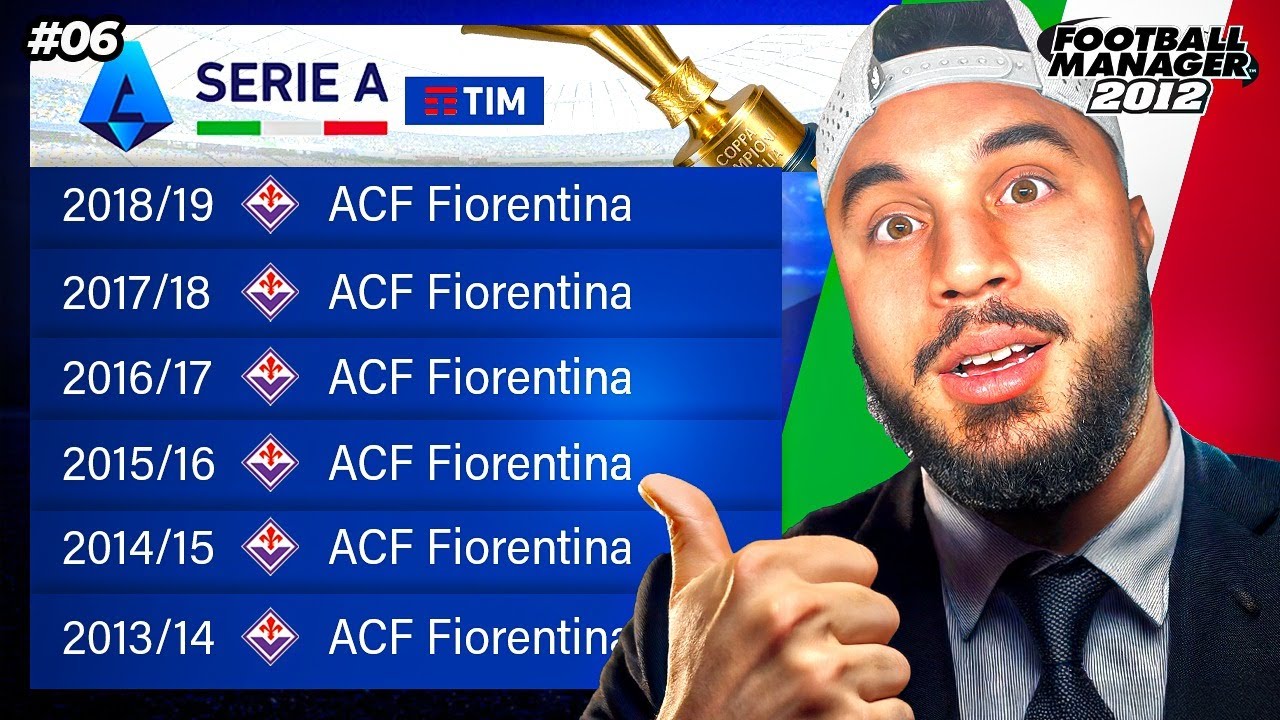 MONTEI UM ELENCO QUE VAI GANHAR TUDO COM A FIORENTINA! - Saga Football Manager 2012