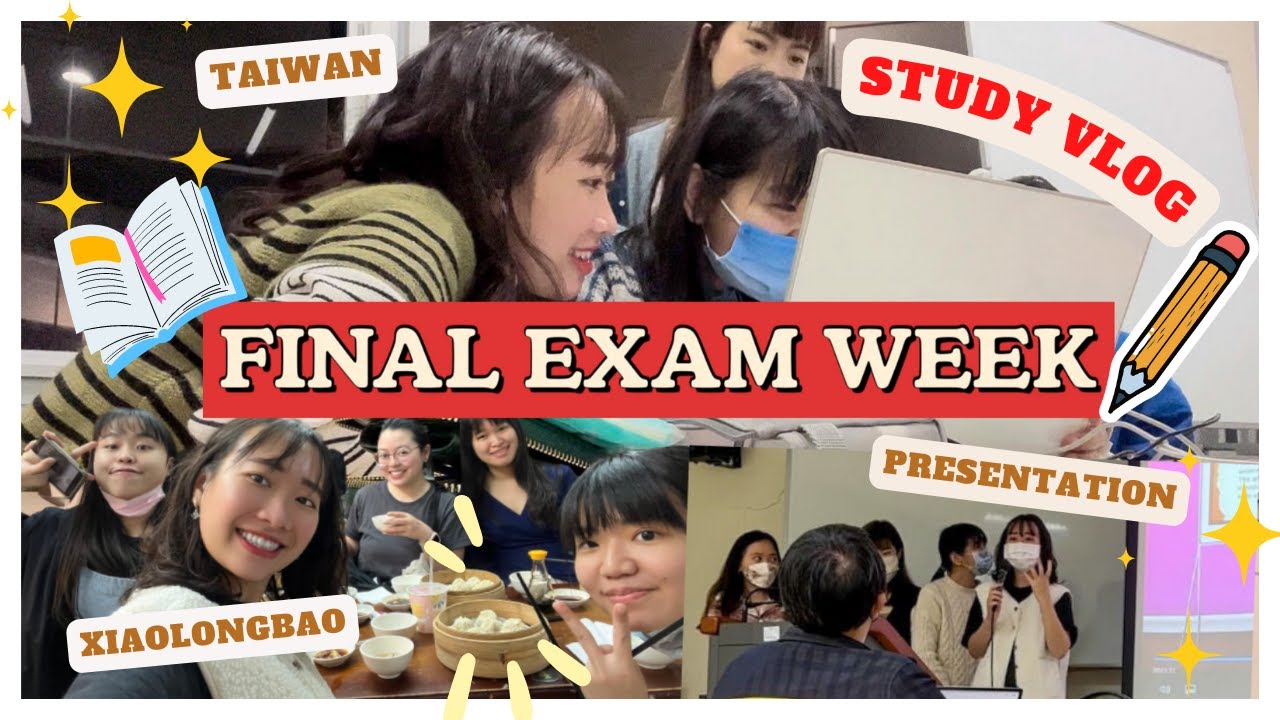 ⋆Du học Đài⋆ Final exam week vlog // học thạc sĩ, thi cử, truyền thông, Tiểu Long Bao, NCCU (CN SUB)