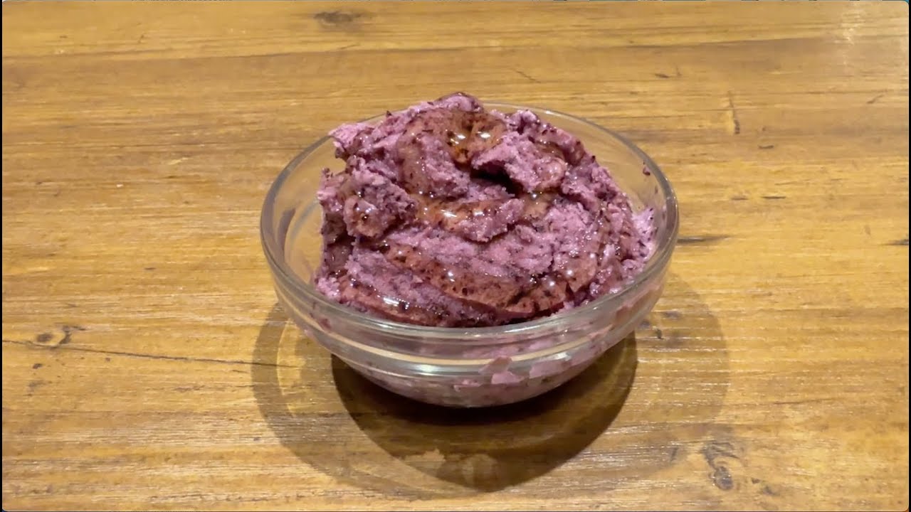 Social Media Blueberry Ice Cream