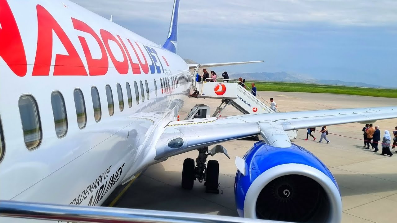 Şırnak Havalimanı (NKT)--Ankara Esenboğa(ESB)        Anadolujet_Boeing737-800 ile  kalkış