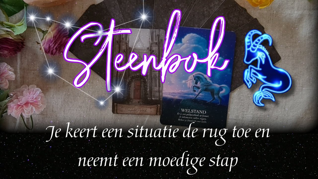 Welke situatie keer jij de rug toe? Waardoor je een moedige stap neemt!♑🛶🌟