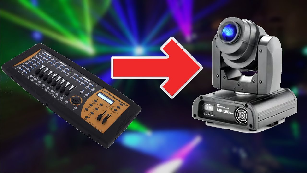 Moving Heads programmieren mit dem Stairville LED Commander 16/2 - so geht's!