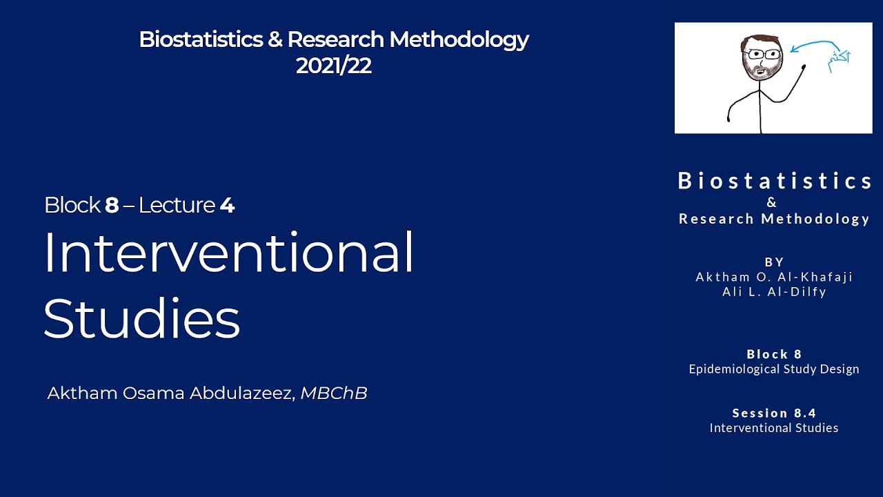 Biostatistics & Research Methodology | 8.4 Interventional Studies