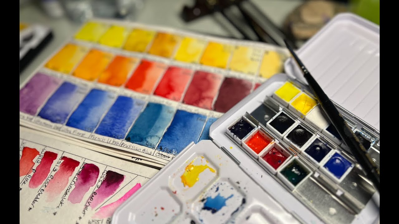 How to set up your Watercolor Palette | BEST Watercolor to Use