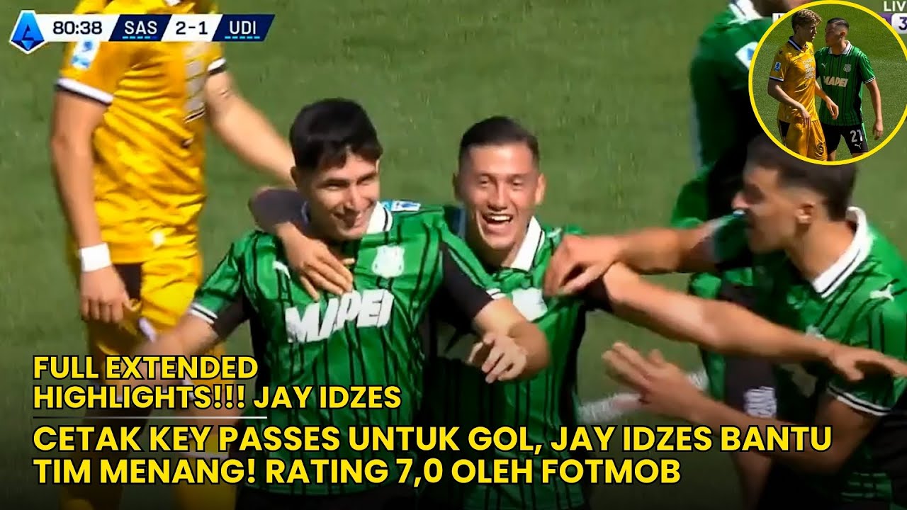 MENANG DRAMATIS! Full Jay Idzes vs UD1N353 | Ciptakan Key Passes Gol Dan Bantu Tim Menang!
