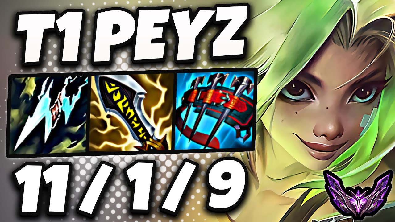 T1 Peyz Zeri vs Caitlyn [ ADC ] Patch 26.1 Ranked Korea