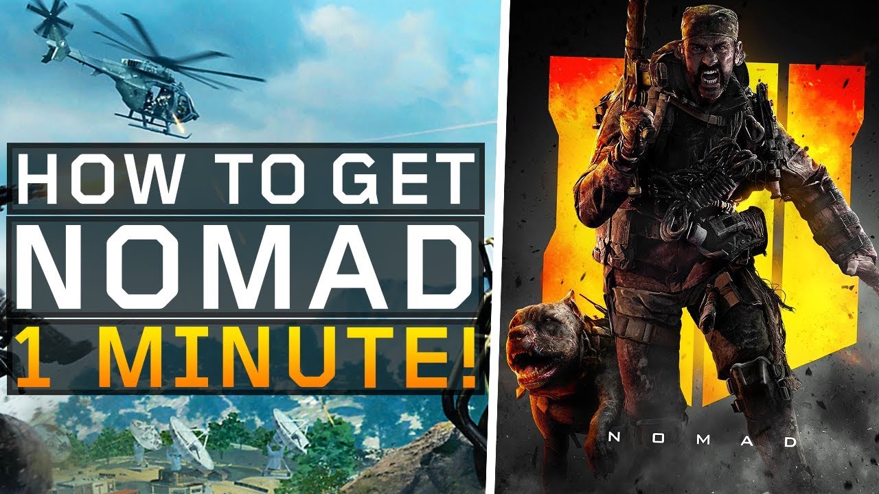 How to Unlock Nomad in 1 minute! (Black Ops 4: Blackout)